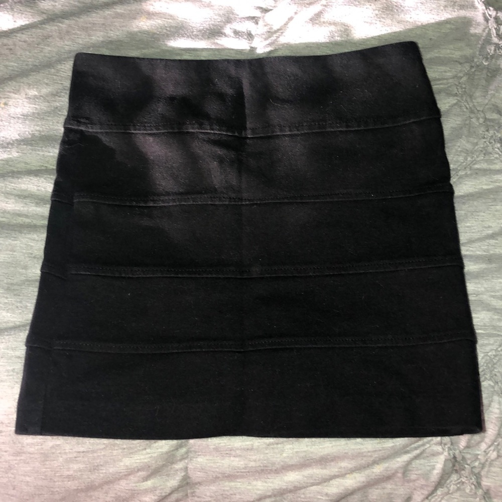 Black pencil skirt